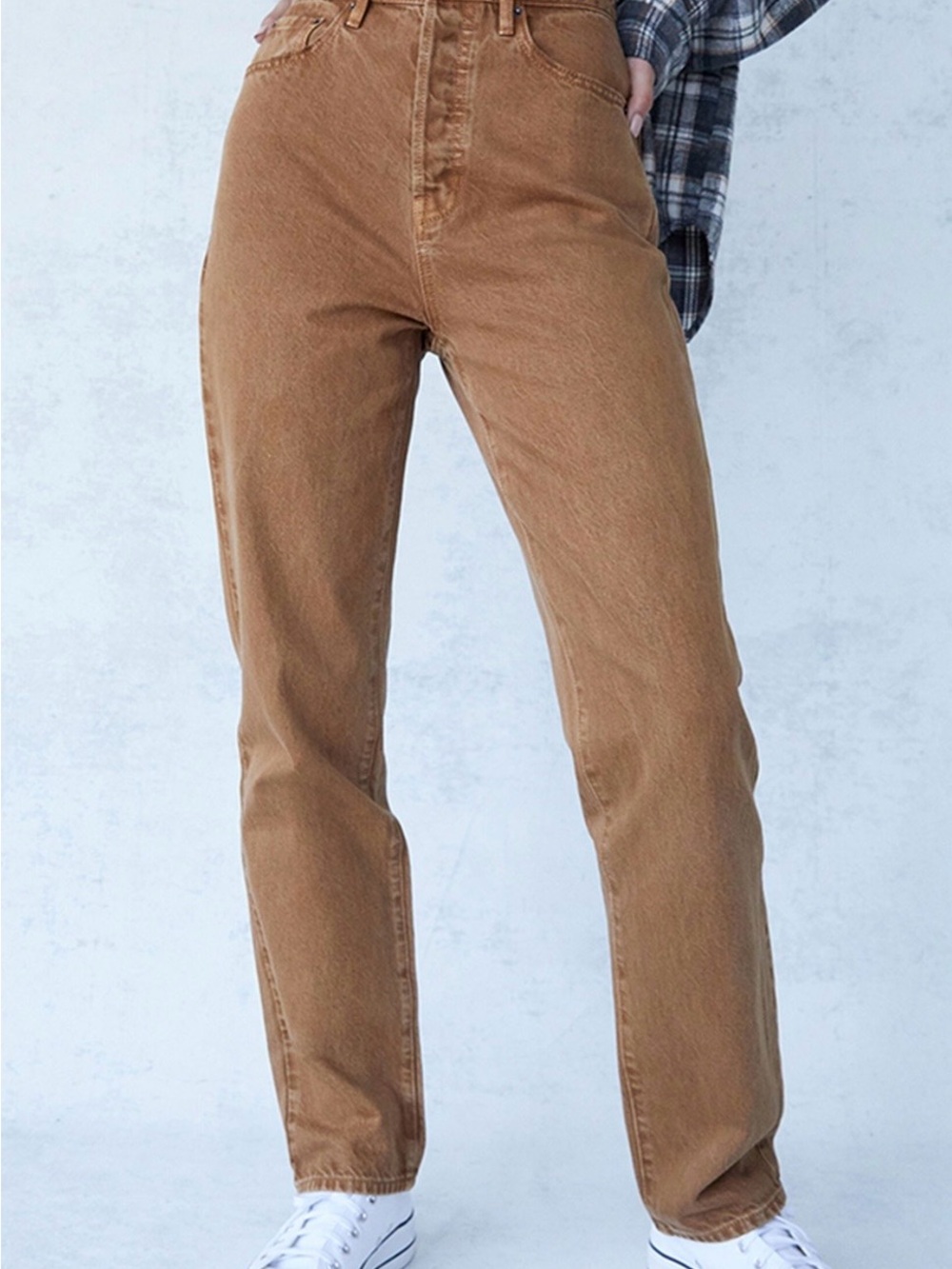 PACSUN Eco Brown Dad Jeans